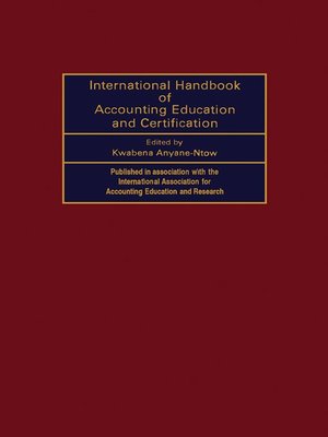 cover image of International Handbook of Accounting Education and Certification